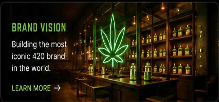 premium cannabis retail brand concept